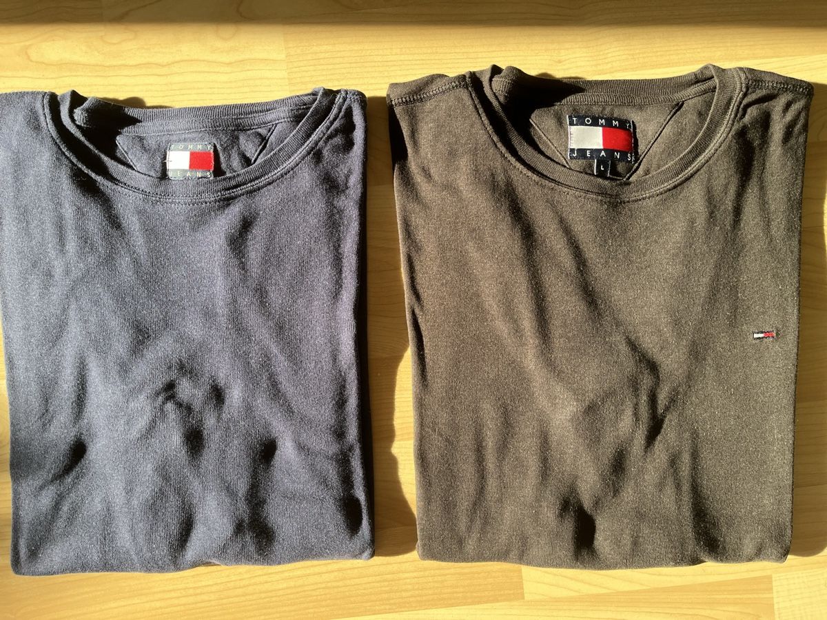 Tommy Hilfiger Maglioni & Felpe: 2 Tommy Hilfiger Shirts Pullover, Blau und Schwarz,  L – Nuovo (secondo la descrizione) da Zug venduto da Nickwalks999 2