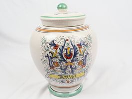 MAJOLIKA Apothekenvase Anisi aus Deruta