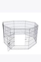 Pet Playpen Metal 8 Panels 76cm x 61cm