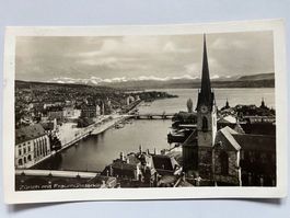 Zürich mit Fraumünsterkirche