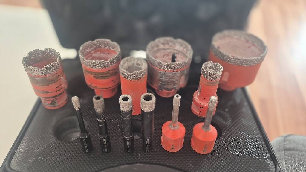 Tutti gli attrezzi: Diamantbohrer Set 12-teilig im Koffer – Usato da Winterthur venduto da sen_6dny 1