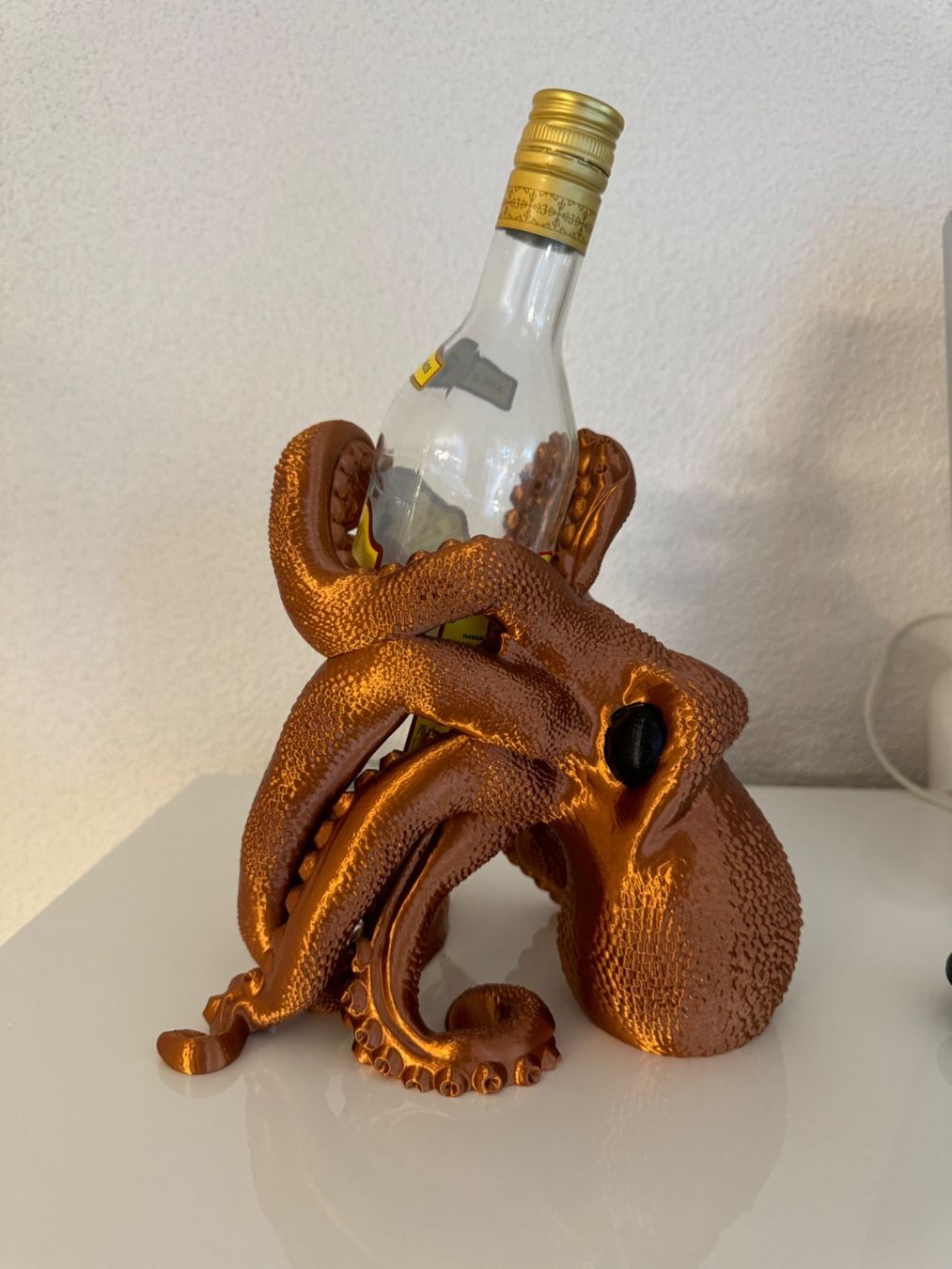 Weingestelle & -ständer: Pieuvre support pour bouteille – Neu (gemäss Beschreibung) aus Vicques von PAMB3D 6