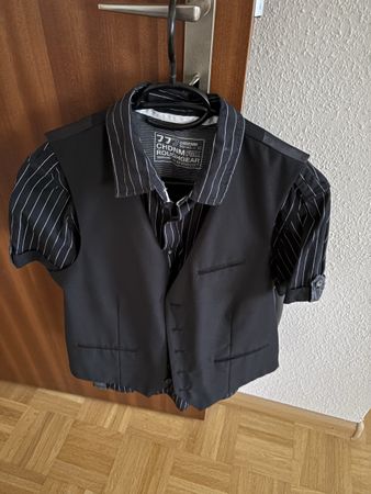 Hemd mit Gilet, Gr. M