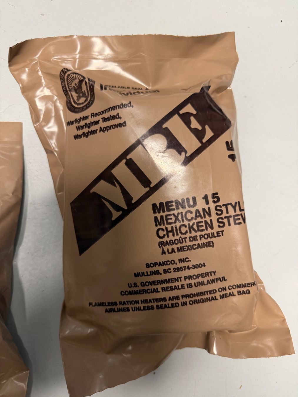 Lebensmittel & Spezialitäten: Original US Army Ration MRE Notration – Neu und originalverpackt aus Sattel von yas_cj5q 1