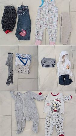 13teiliges winterliches Kleiderpaket Gr. 68