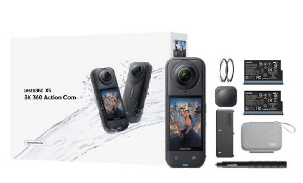Insta360 Action Cam: Insta 360 X5 bundle édition – Gebraucht aus Val-d'Illiez von Skody