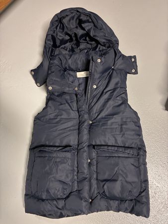 H&M Steppweste dunkelblau mit Kapuze guter Zustand