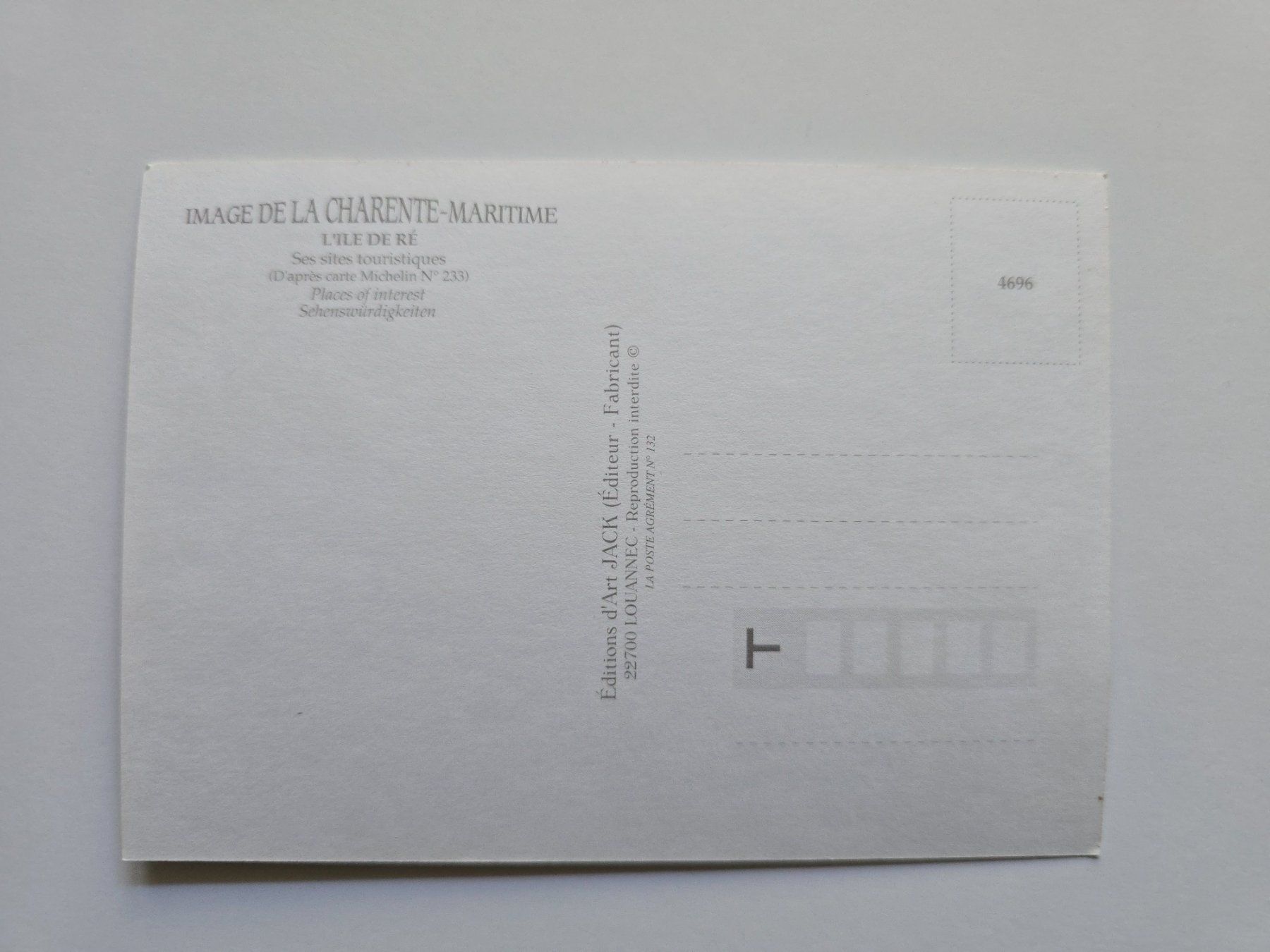 Cartoline postali: AK Île de Ré – Usato da Dättlikon venduto da Wundertuete_ 1