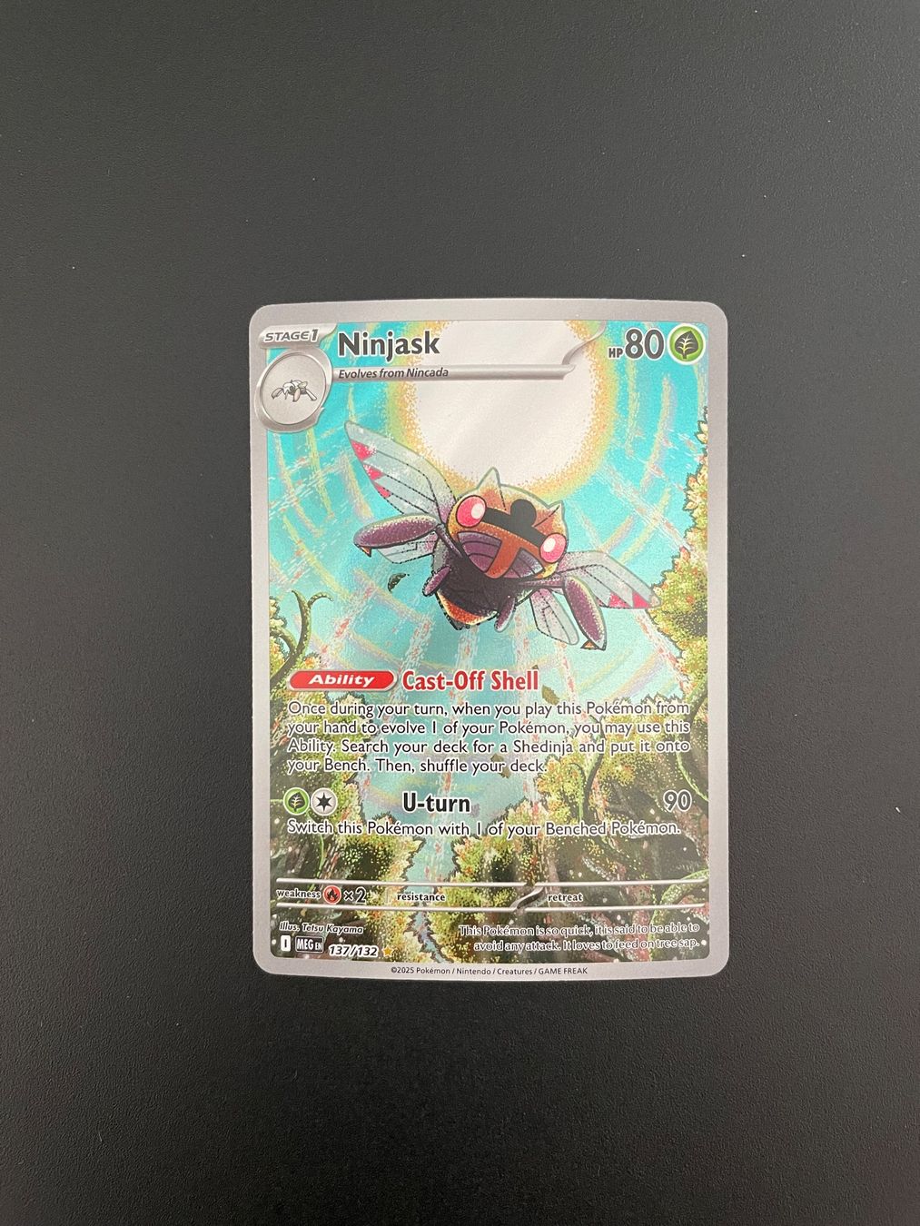 Pokémon Carte collezionabili: Pokémon Mega Evolution Ninjask 137/132 – Usato da Zürich venduto da kev_c5cb