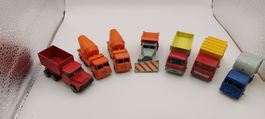 Konvolut Spielzeug Lastwagen 7 Stck. bespielt guter Zustand