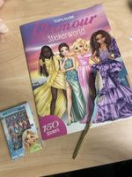 TOPModel Glamour Stickerwelt und Federstift Kunstnägel