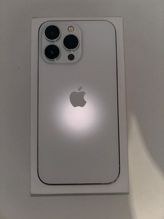 Boîte Originale IPhone 13 Pro Argent - Vide - Etat Occasion