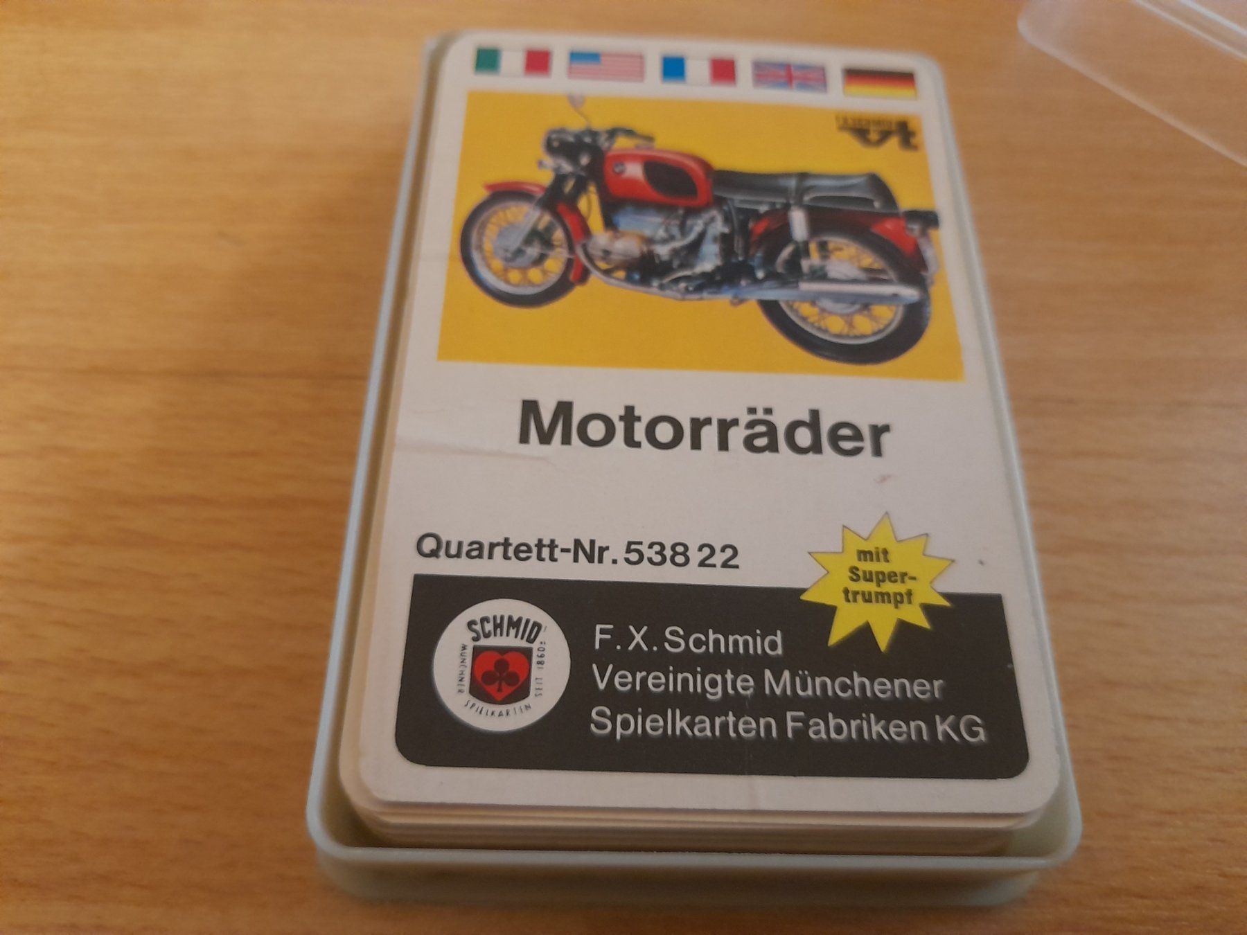 Giochi: Oldtimer Motorräder Quartett F.X. Schmid – Usato da Lustmühle venduto da chevi03 1