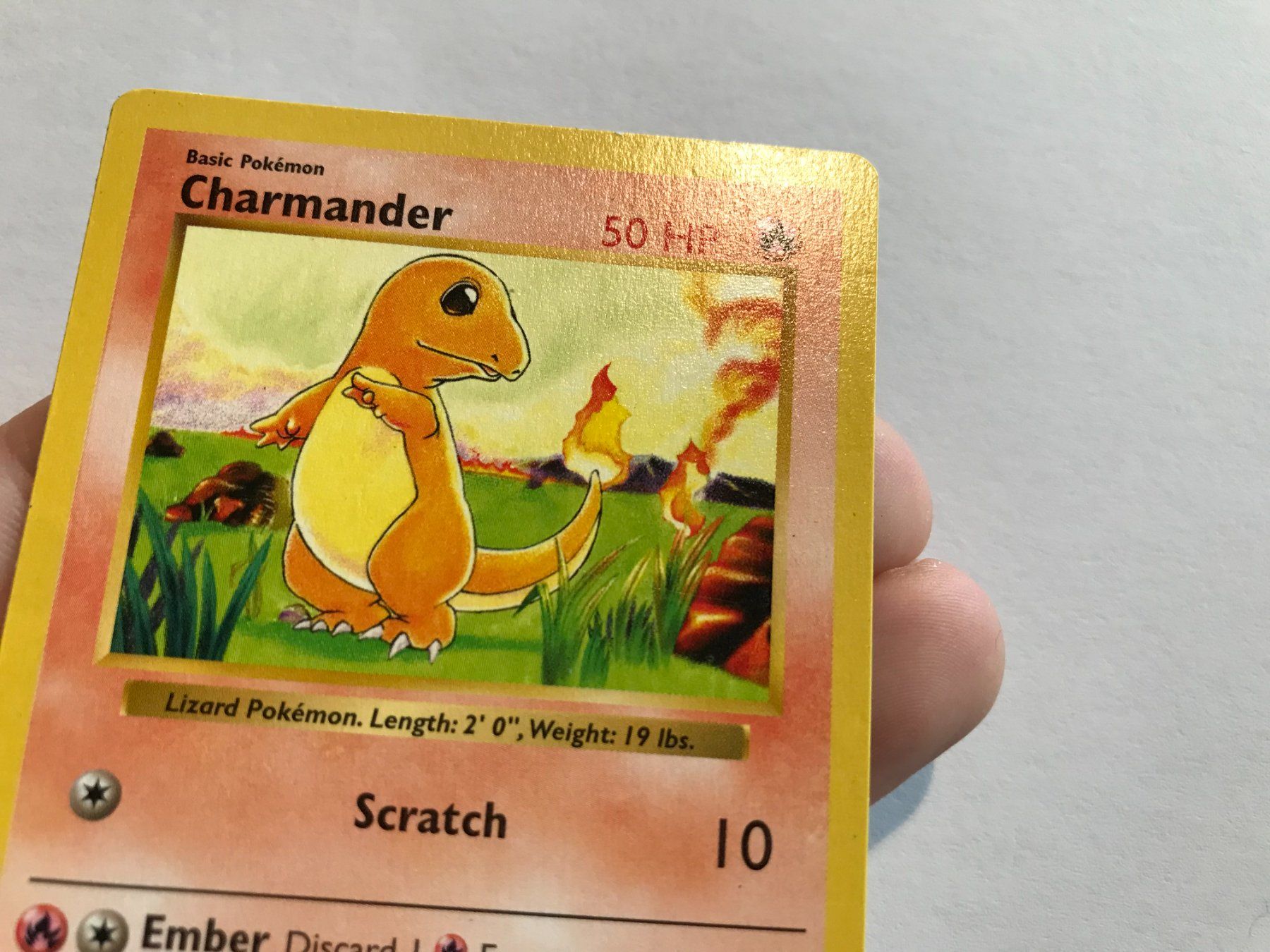 Pokémon Cartes à collectionner: Charmander non holo Shadowless Base EN – D'occasion à Hagendorn par Pokecollectorch 3