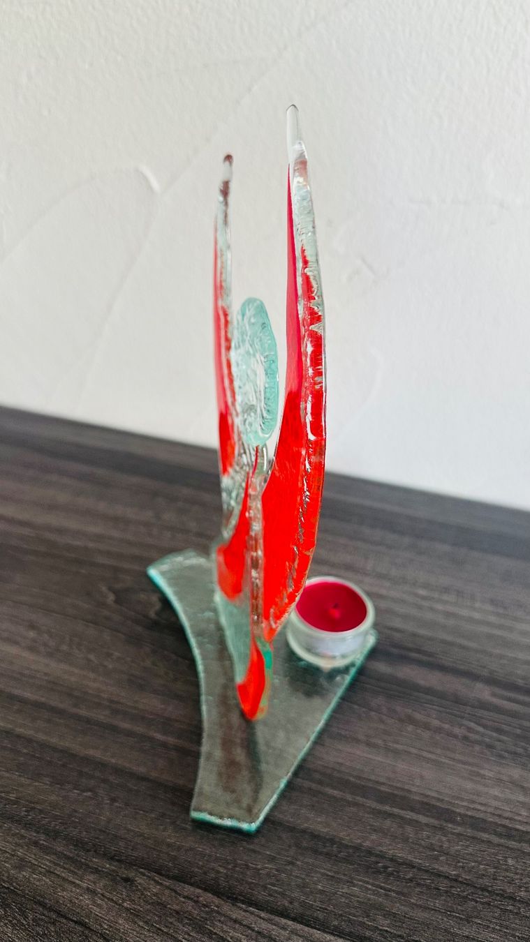 Tutte le decorazioni: Glasengel mit Rechaud Kerze – Usato da Zürich venduto da brazerola 6
