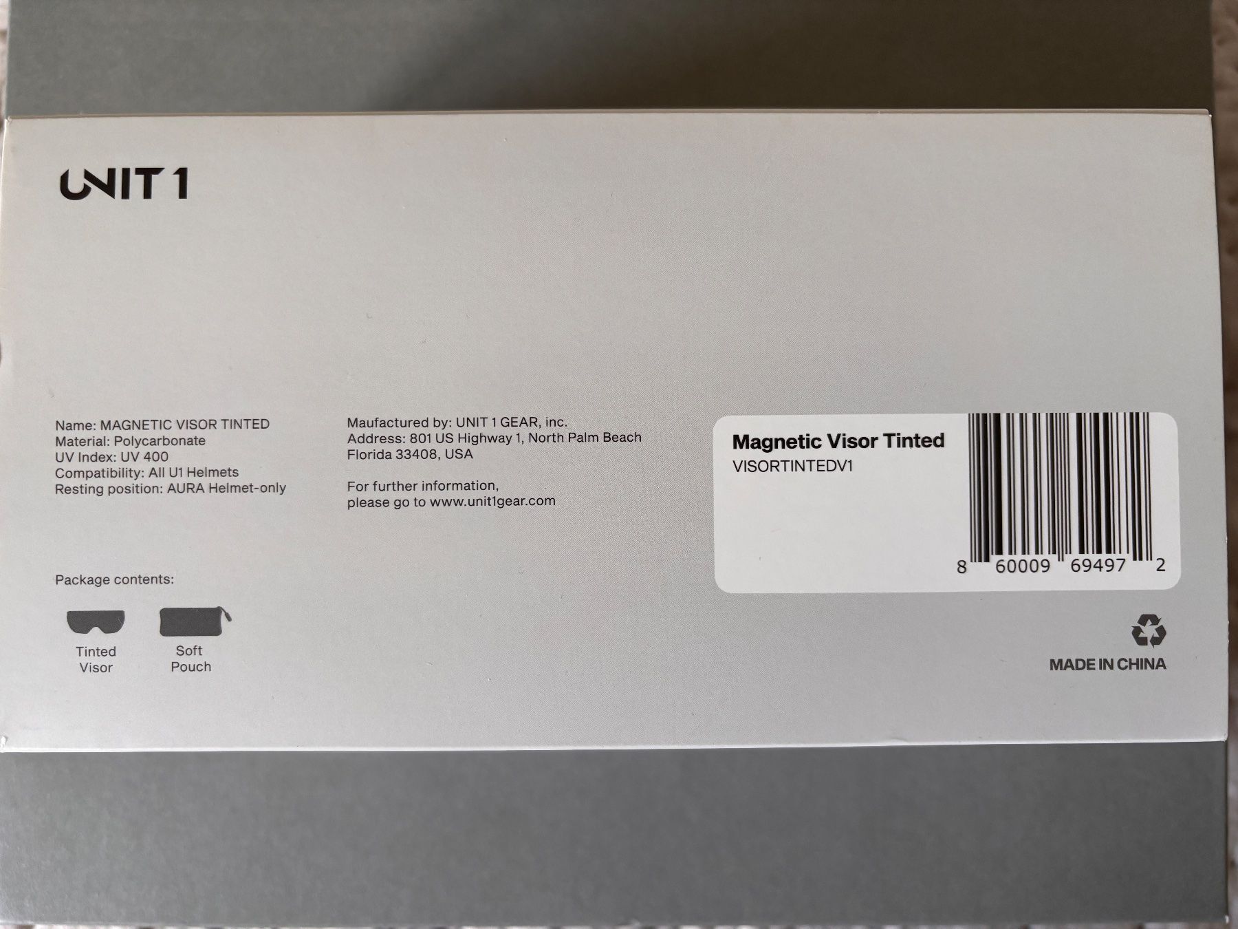 Caschi & visiere: Unit 1 Visor - Visier für Helm - NEU – Nuovo e nell'imballaggio originale da Birmensdorf ZH venduto da CAS-ZRH 2