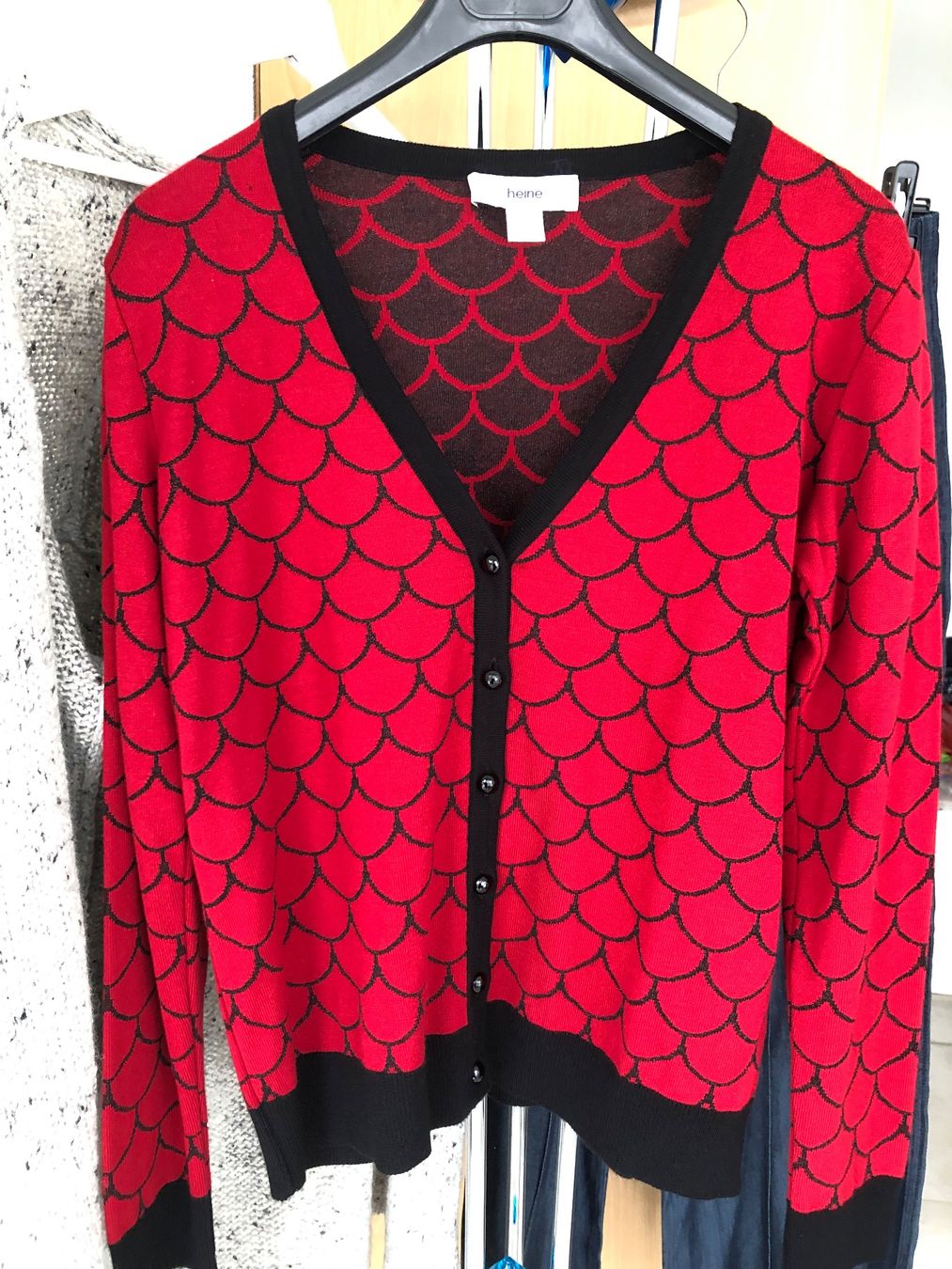 Heine Maglioni & Felpe: Heine Rote Strickjacke  Gr.38 – Usato da Bremgarten AG venduto da Ora2017 3