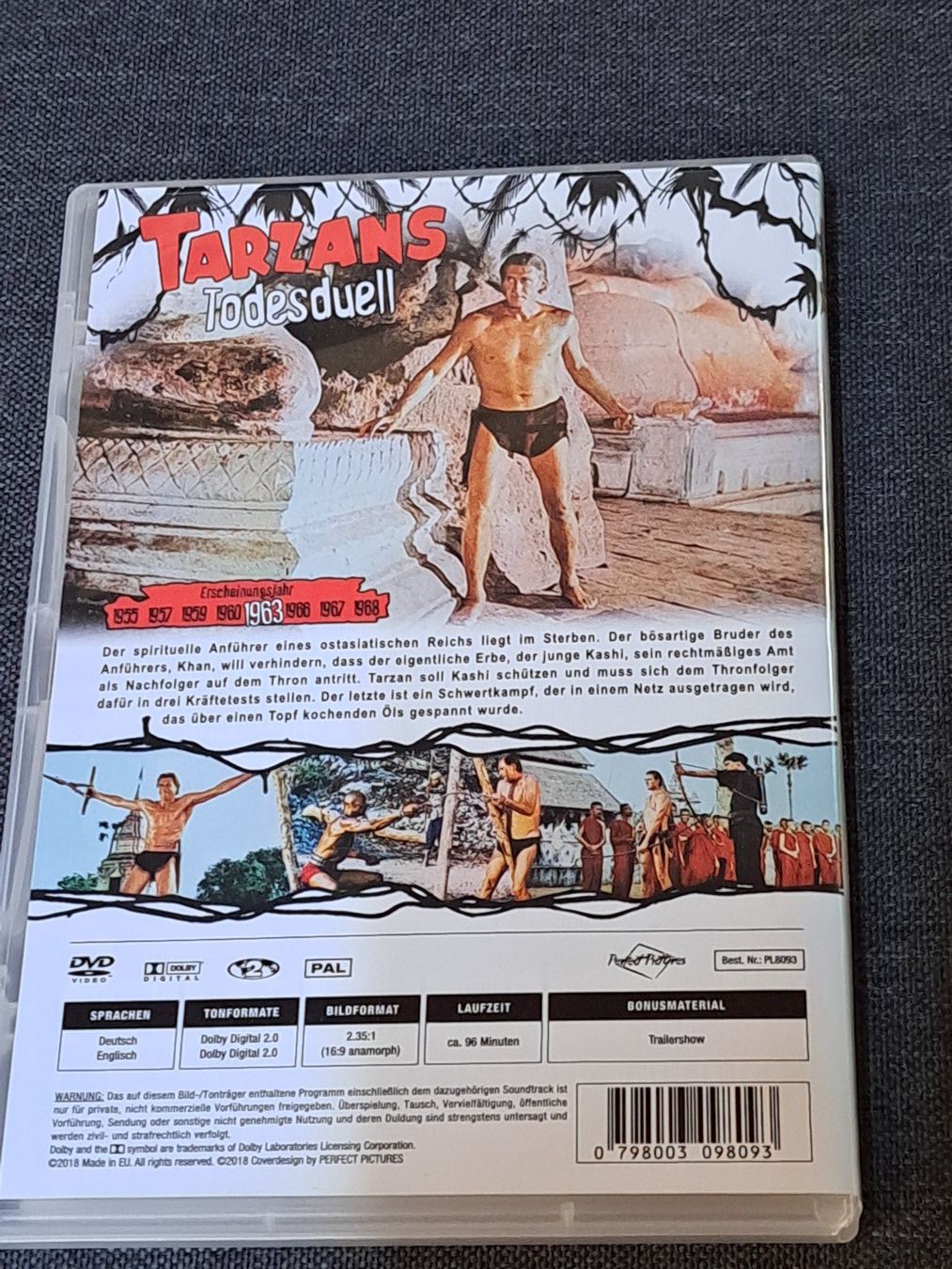 Tutti i DVDs: DVD TARZAN Todesduell von Robert Day aus 1963 – Usato da Unterseen venduto da Kanica 1