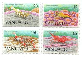 Briefmarken "Garnelen". Vanuatu