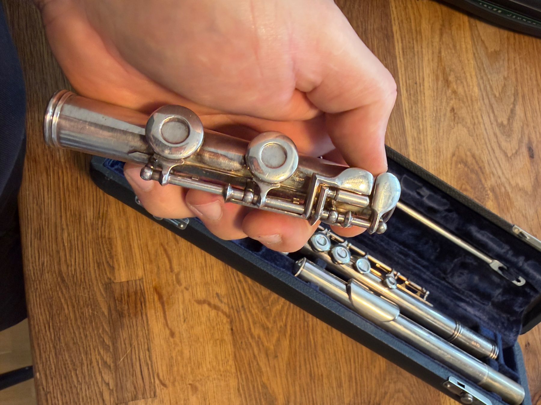 Strumenti musicali: Querflöte R.M.C  R.eunoldi   inkl. Koffer – Usato da Niederhasli venduto da swissbrocki 9