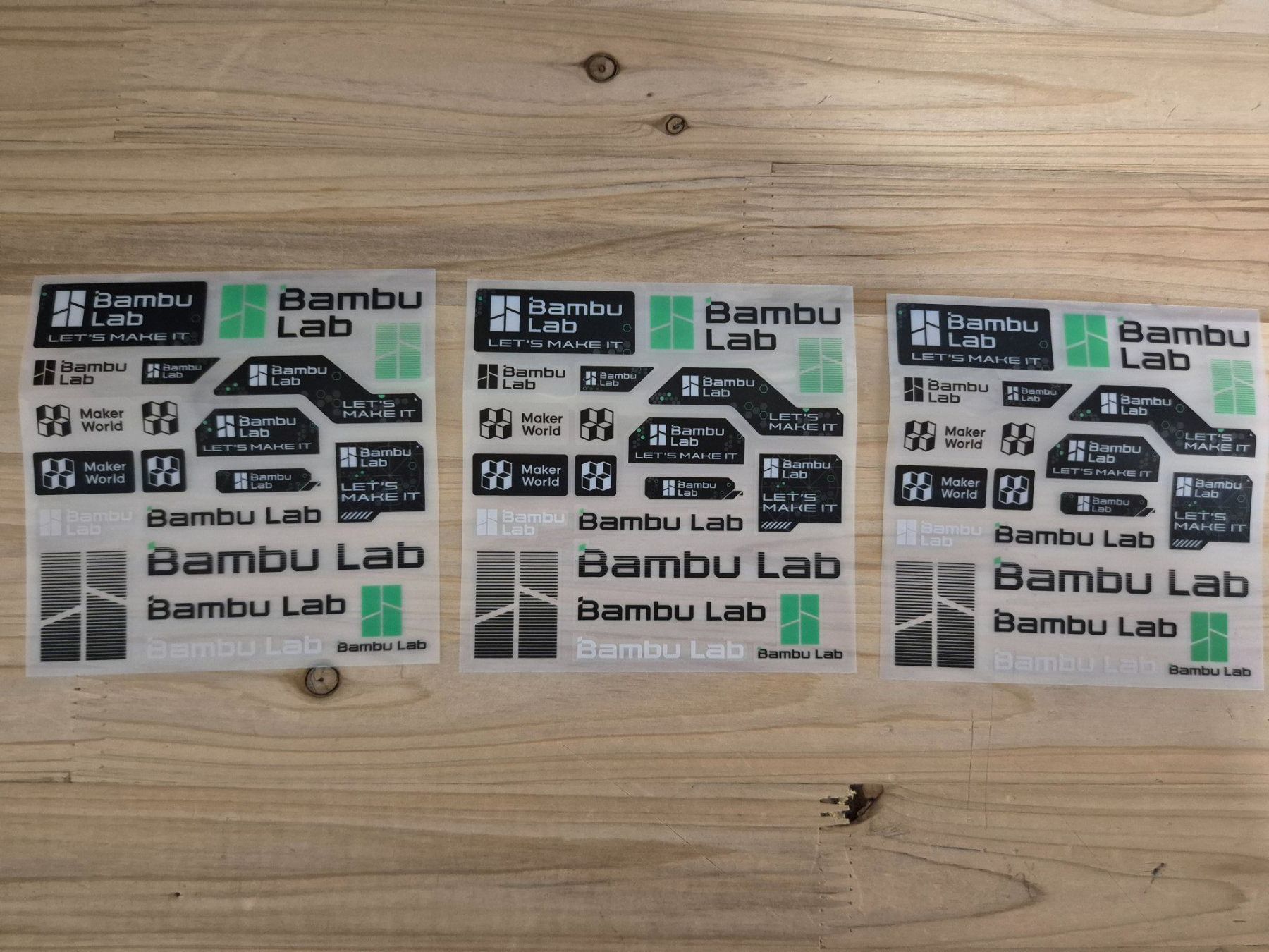 Sticker: 3 Bambu Lab Stickers – Nuovo (secondo la descrizione) da Rickenbach b. Wil venduto da agu_6jgz