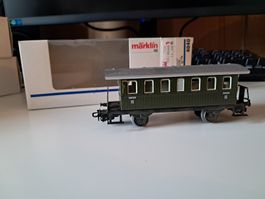 Märklin H0 Personenwagen 4040 grün mit OVP gebraucht