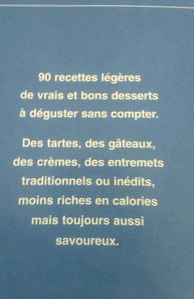Libri: Les desserts diététiques, 90 recettes – Usato da Chavornay venduto da didou2009 1