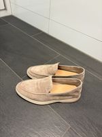Loafer Herren Veloursleder Beige Grösse 40