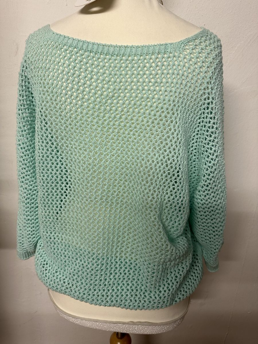 Maglioni & Felpe: Damen Sommer Stick Pullover mit Herz mint m/l – Nuovo e nell'imballaggio originale da Groß-Gerau venduto da bor_8wfb 1
