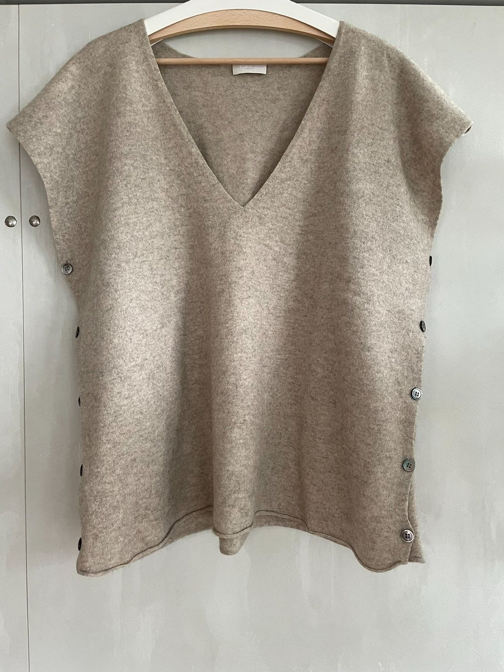 Pulls & Sweat-shirts: Pull manches courtes 100 % cachemire beige – D'occasion à Lausanne par mg_e 1