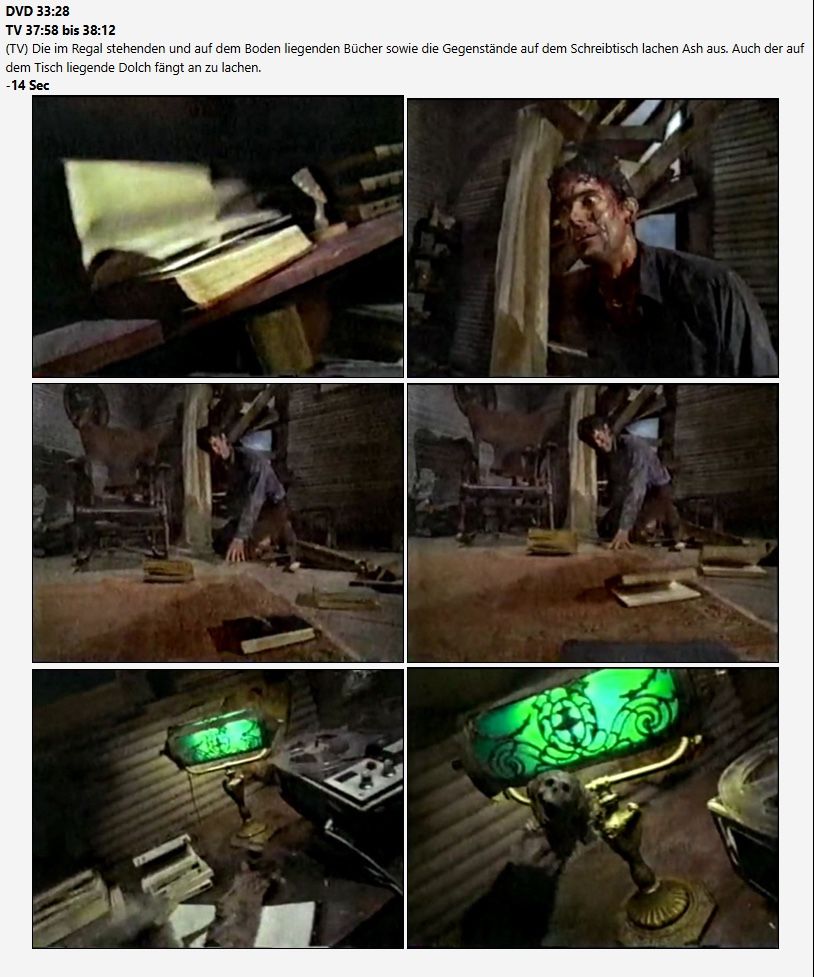 Tutti i DVDs: Seltene mexikanische TV-cut Version Horror Evil Dead  2 Dvd – Usato da Schlieren venduto da Moviepropde 9