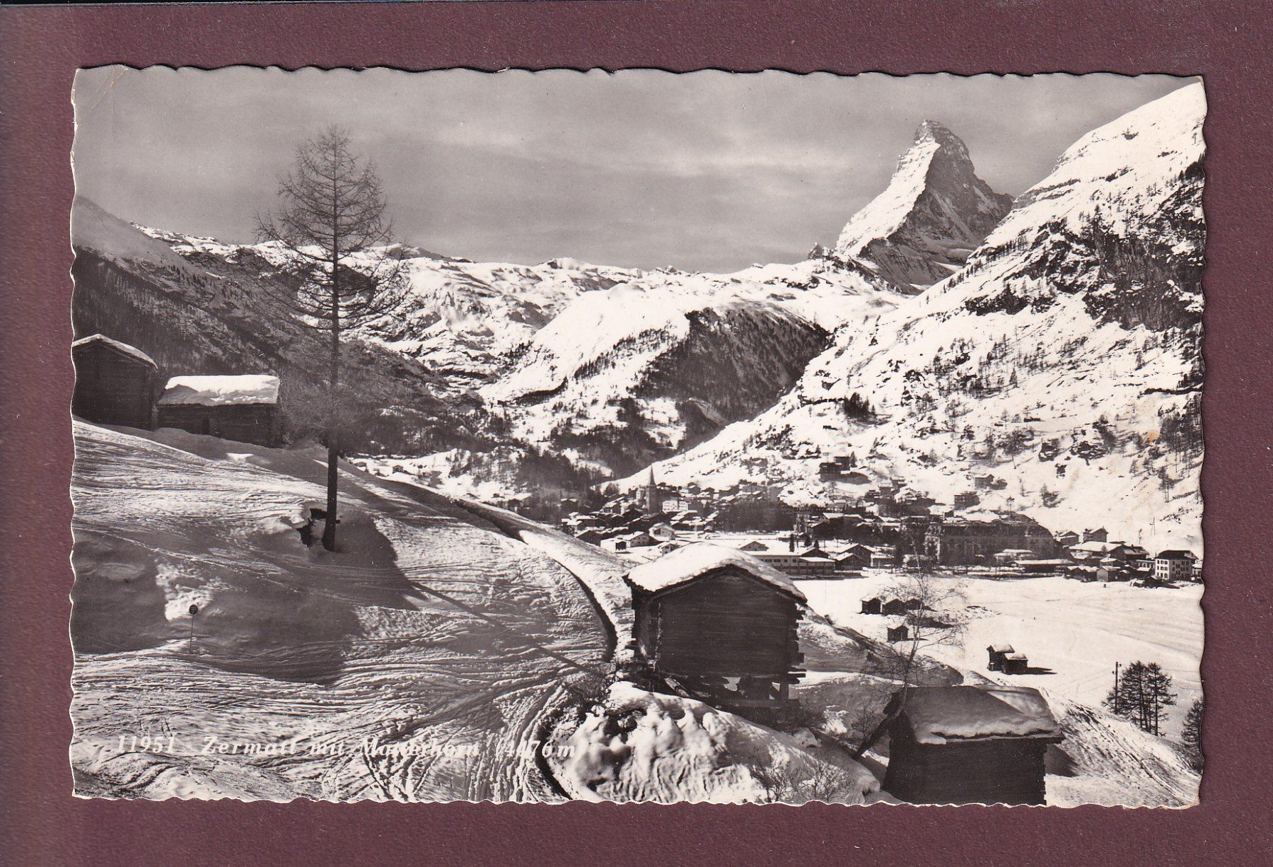 Cartes postales: ZERMATT - Matterhorn - 1960 – D'occasion à Pully par nicecards