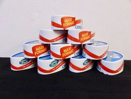 Bastelmaterial 10 Stk. Käseschachtel Schachtel oval Karton