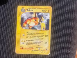 Pokemon Raichu Holo Expedition deutsch