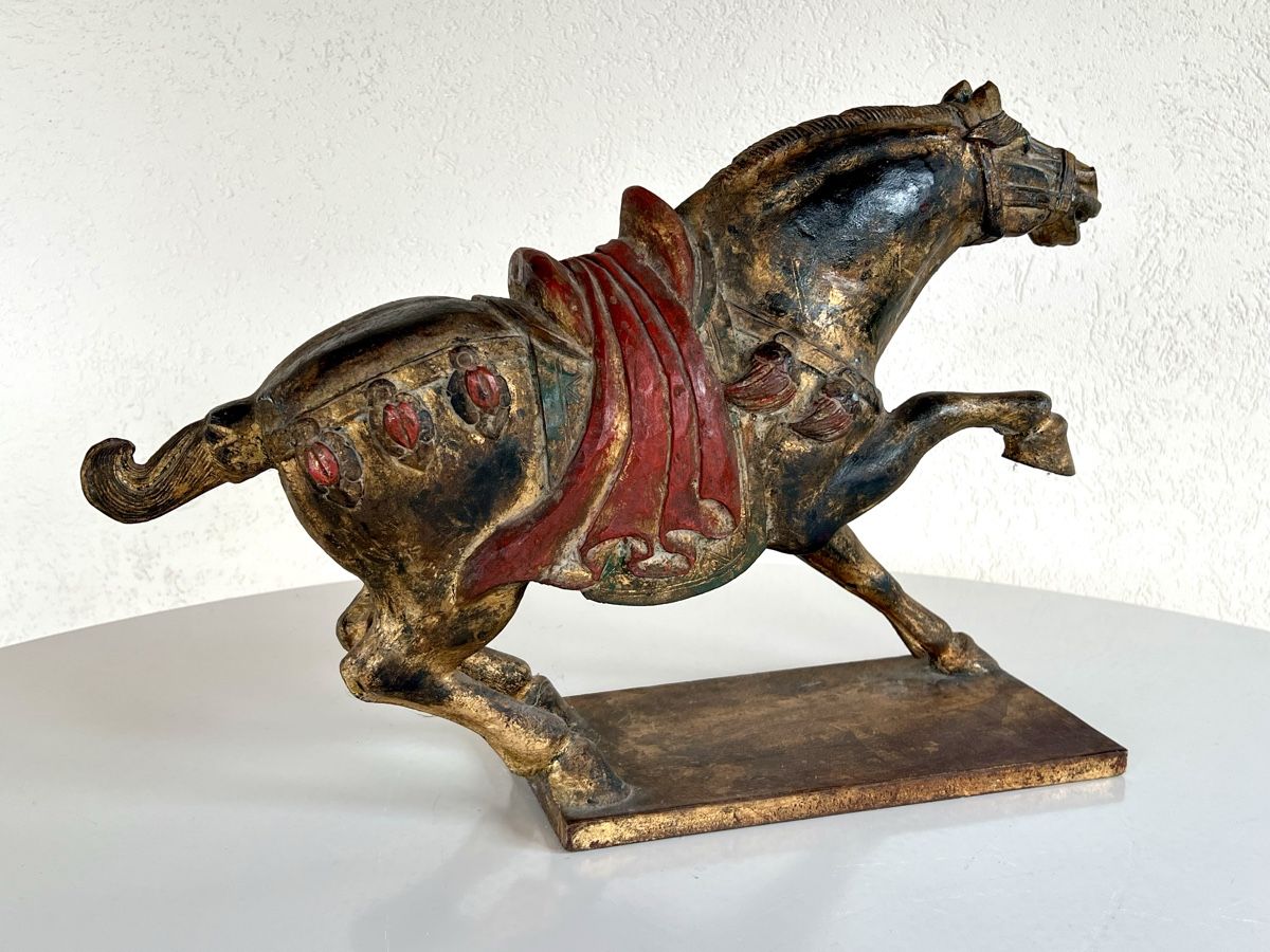 Skulpturen & Statuen: Antike Chinesische Holzpferd Skulptur – Gebraucht aus Zürich von juergarno 3