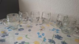 Verres à bière - canette 3 dl Bierruegeli  Juscht’s Bier