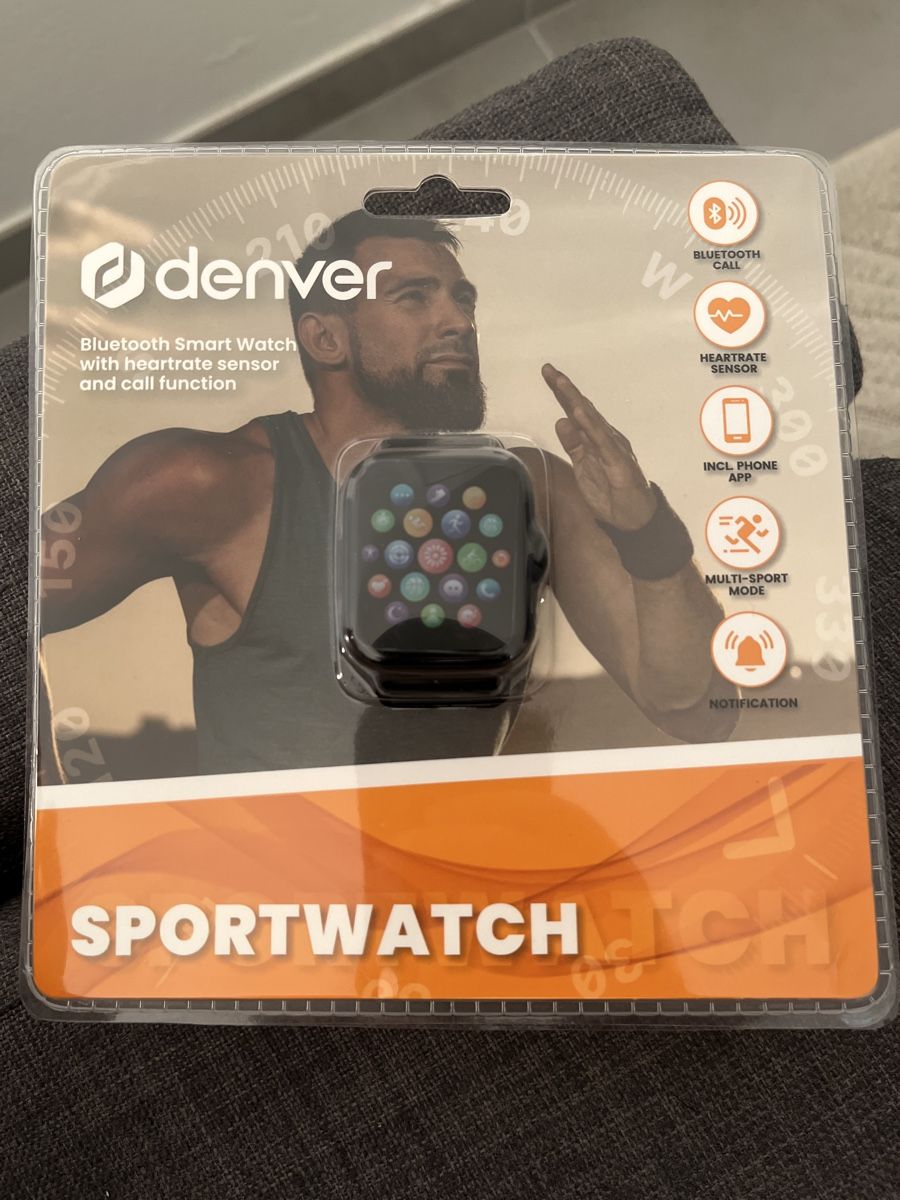 Smartwatch: New Denver Smartwatch with Heart Rate Sensor – Nuovo e nell'imballaggio originale da Lugano venduto da MrVooDoo
