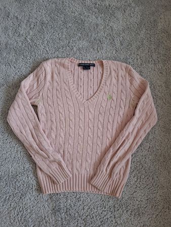 Pull Rose Ralph Lauren Sport Tricot Taille S