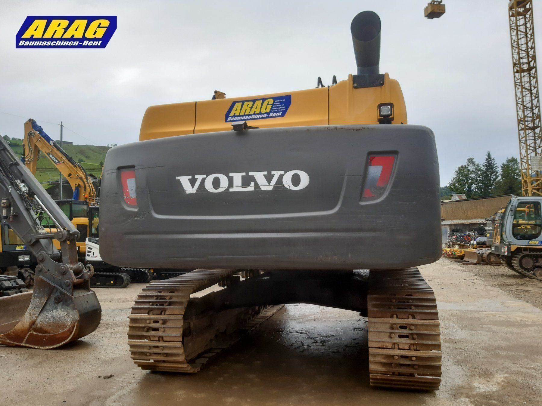 Volvo Escavatori: Volvo EC380DNL Raupenbagger – Usato da Hasle LU venduto da Arag08 3