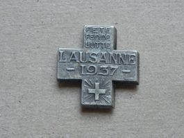ESAF Abzeichen Eidg. Schwingfest Lausanne VD 1937 Schwingen
