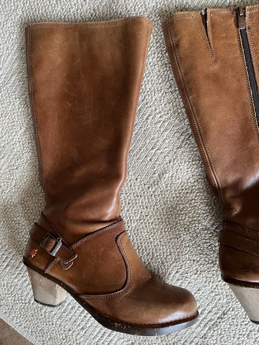 Art Scarpe da donna: Lederstiefel art. – Usato da Amsoldingen venduto da anolio 1