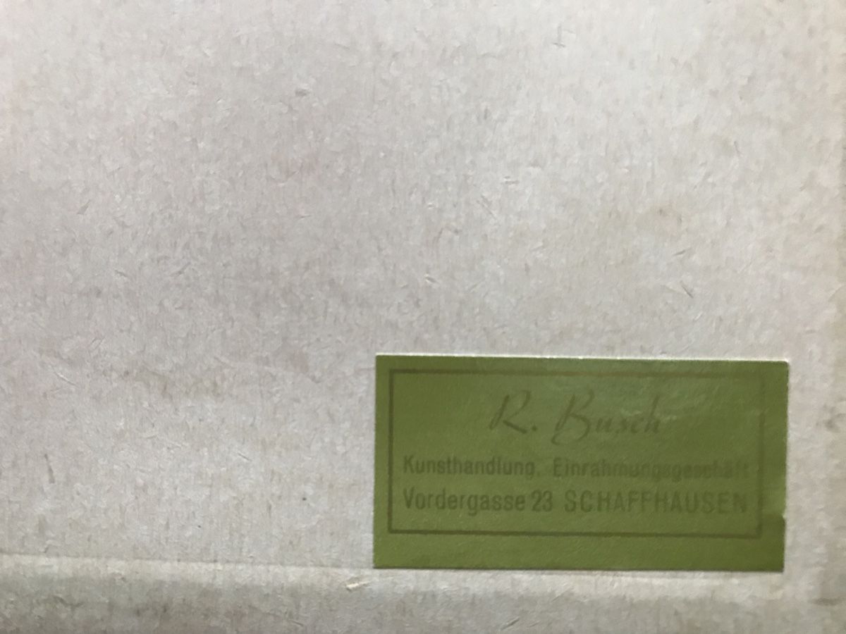 Gemälde: WEBER ADOLF 1925-1996 Schüler von Max Gubler – Gebraucht aus Wolfhalden von SecondAntique 4