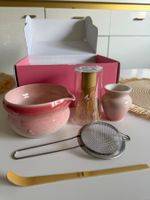 Matcha tea set pink with accessories new in box