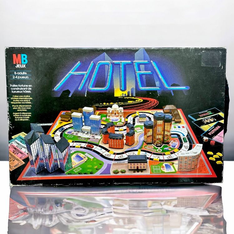 HOTEL Jeu De Société Vintage MB 1986 Complet