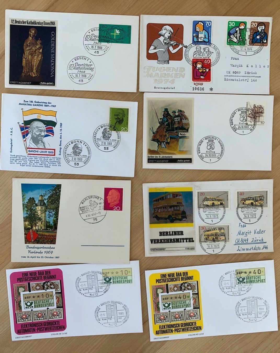 Tous les timbres: 45 Couvert Briefmarken BRD – D'occasion à Zürich par ruedigg 1