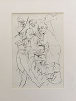George Grosz 3 Lithos Macht der Musik, Sonntags, Hypochonder