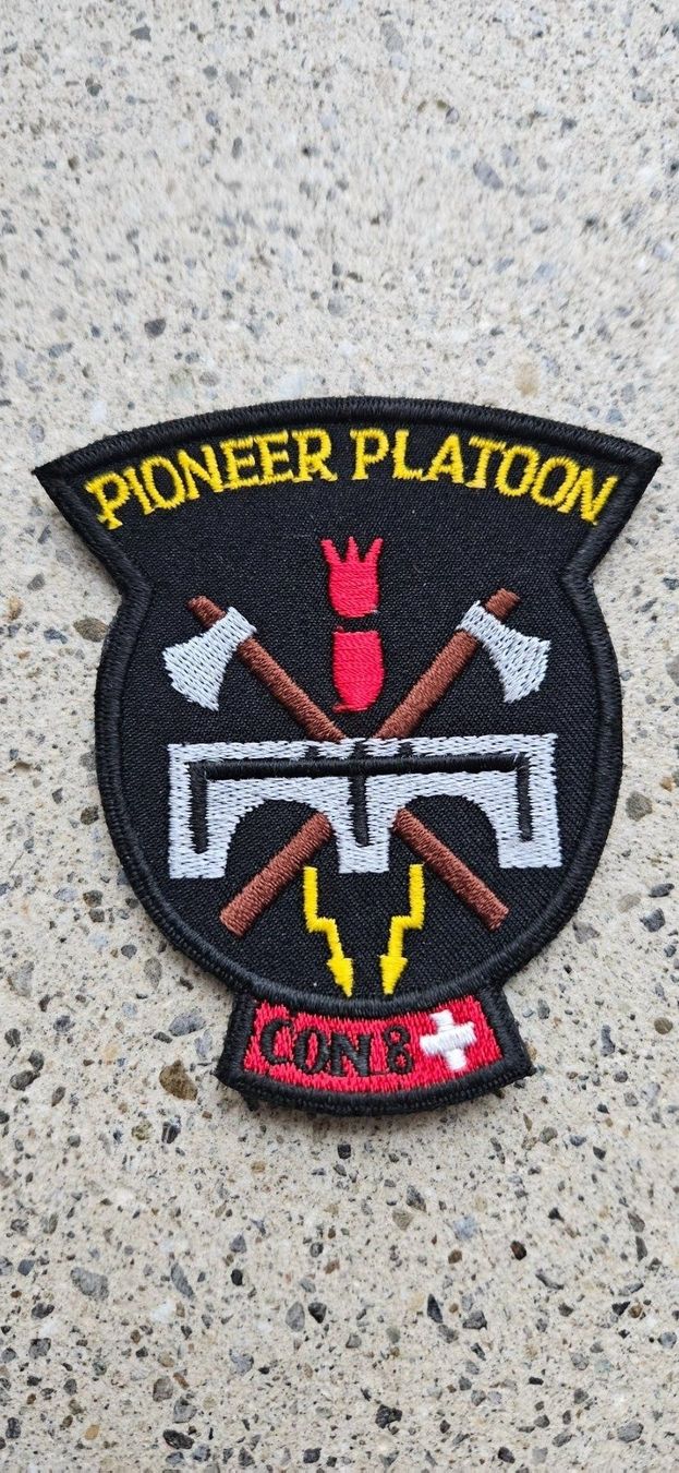 Schweizer Armee Placchette & Badge: *** Swisscoy Badge mit Klett *** – Nuovo e nell'imballaggio originale da Riedholz venduto da fr_sIruP