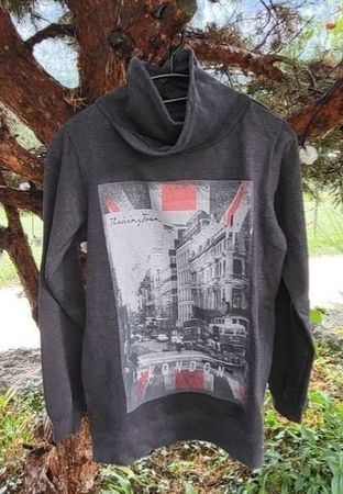 Pullover London Winter,Arizona,Junge, grau , Gr. 152/158