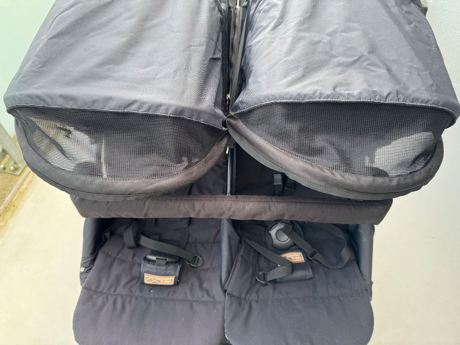 Mountain Buggy Carrozzine: Mountain Buggy Doppelkinderwagen – Usato da Zug venduto da sil_j6rl 3