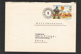 Militär Beleg :GZ.FÜS.KP.I/244 , GRENZWACHT 1939-40